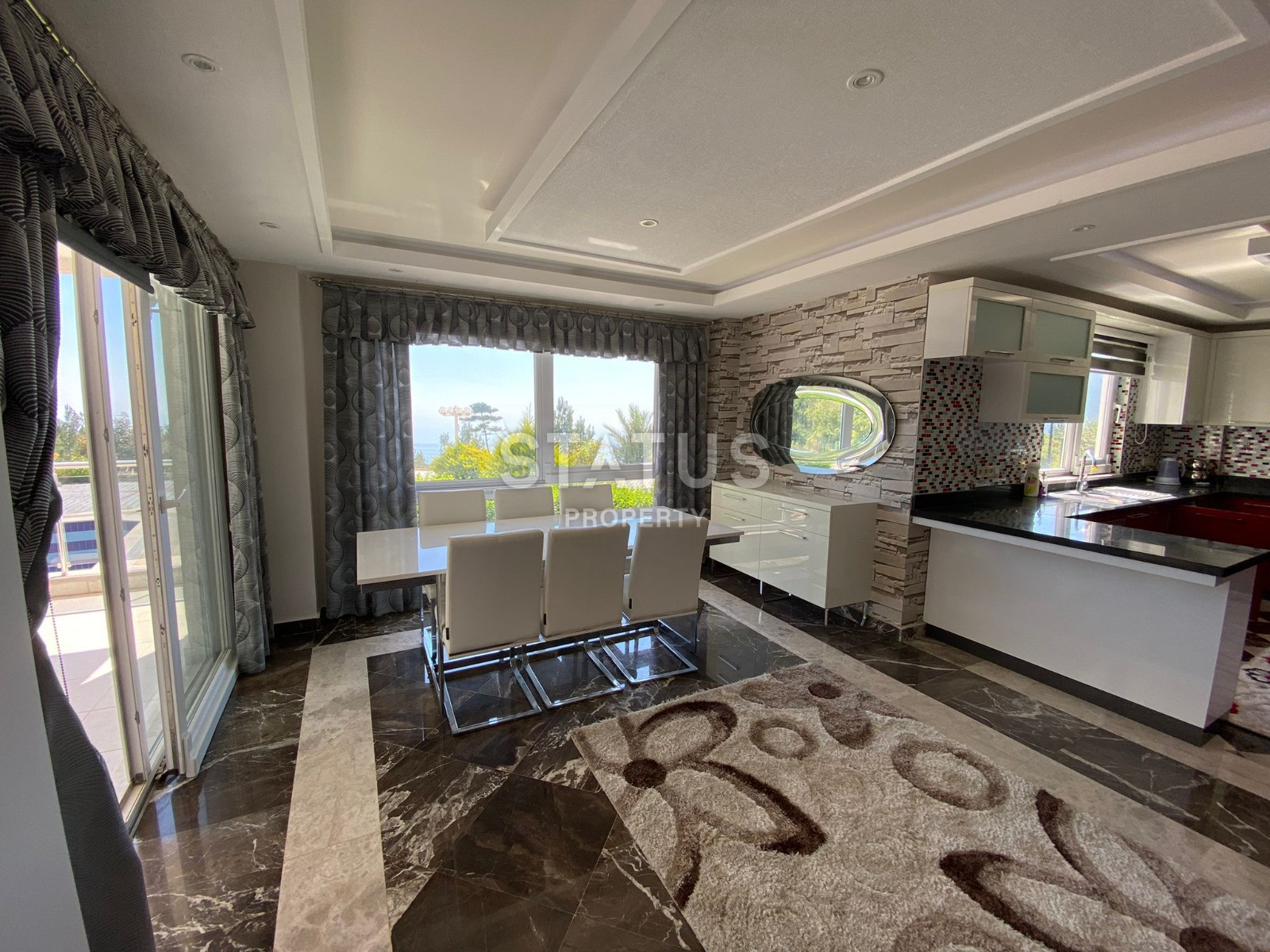 Вилла 3+1 вашей мечты в Аланье, район  Тепе. 225м2 фото 22