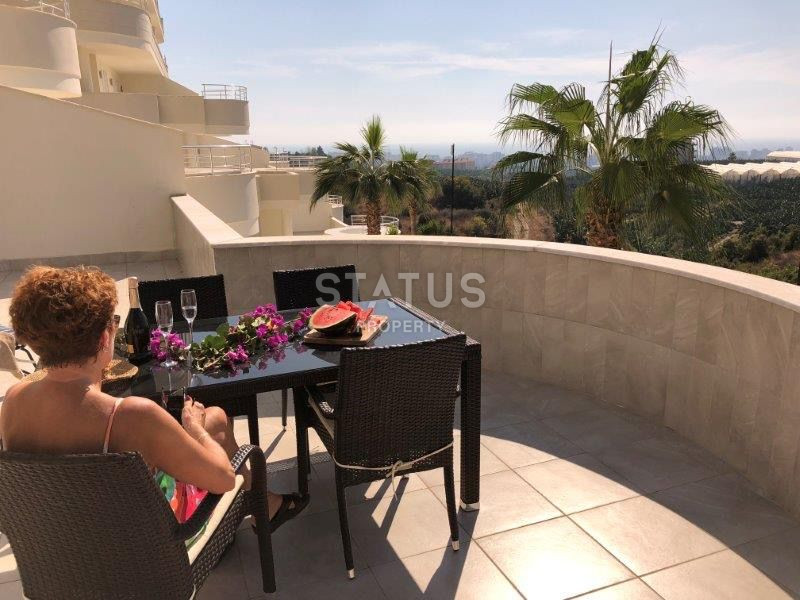 Duplex apartment 2+1 with a view of the sea and the fortress in Mahmutlar. 120m2 фото 12