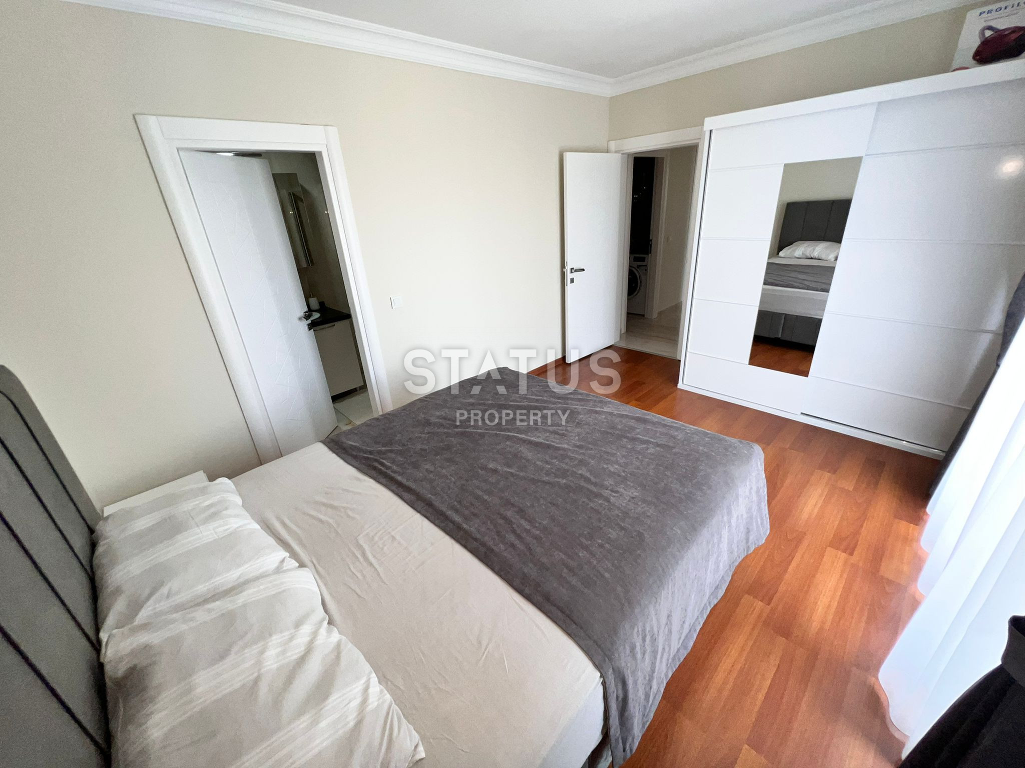 Красивая трёхкомнатная квартира с видом на море в Махмутларе. 135м2 фото 6