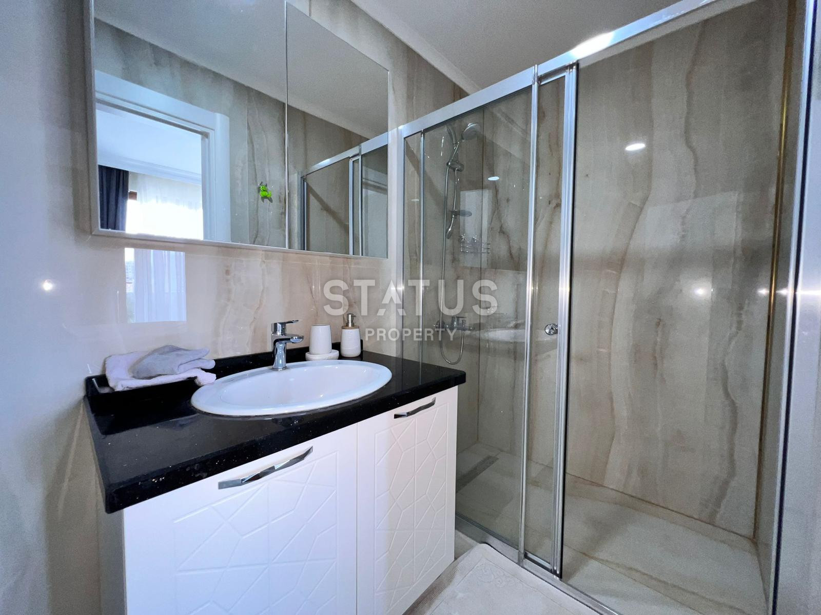 Красивая трёхкомнатная квартира с видом на море в Махмутларе. 135м2 фото 9