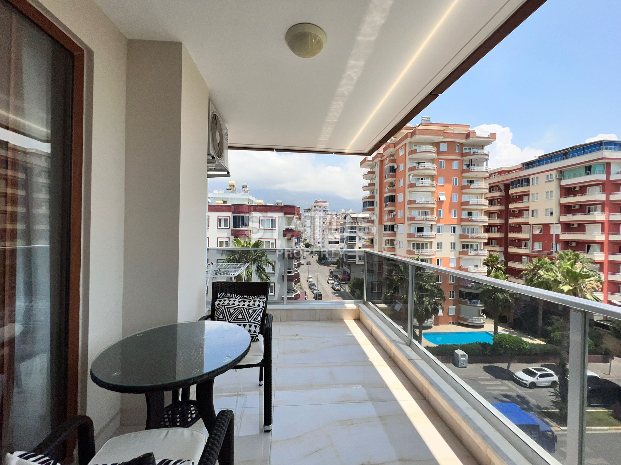 Красивая трёхкомнатная квартира с видом на море в Махмутларе. 135м2 фото 18