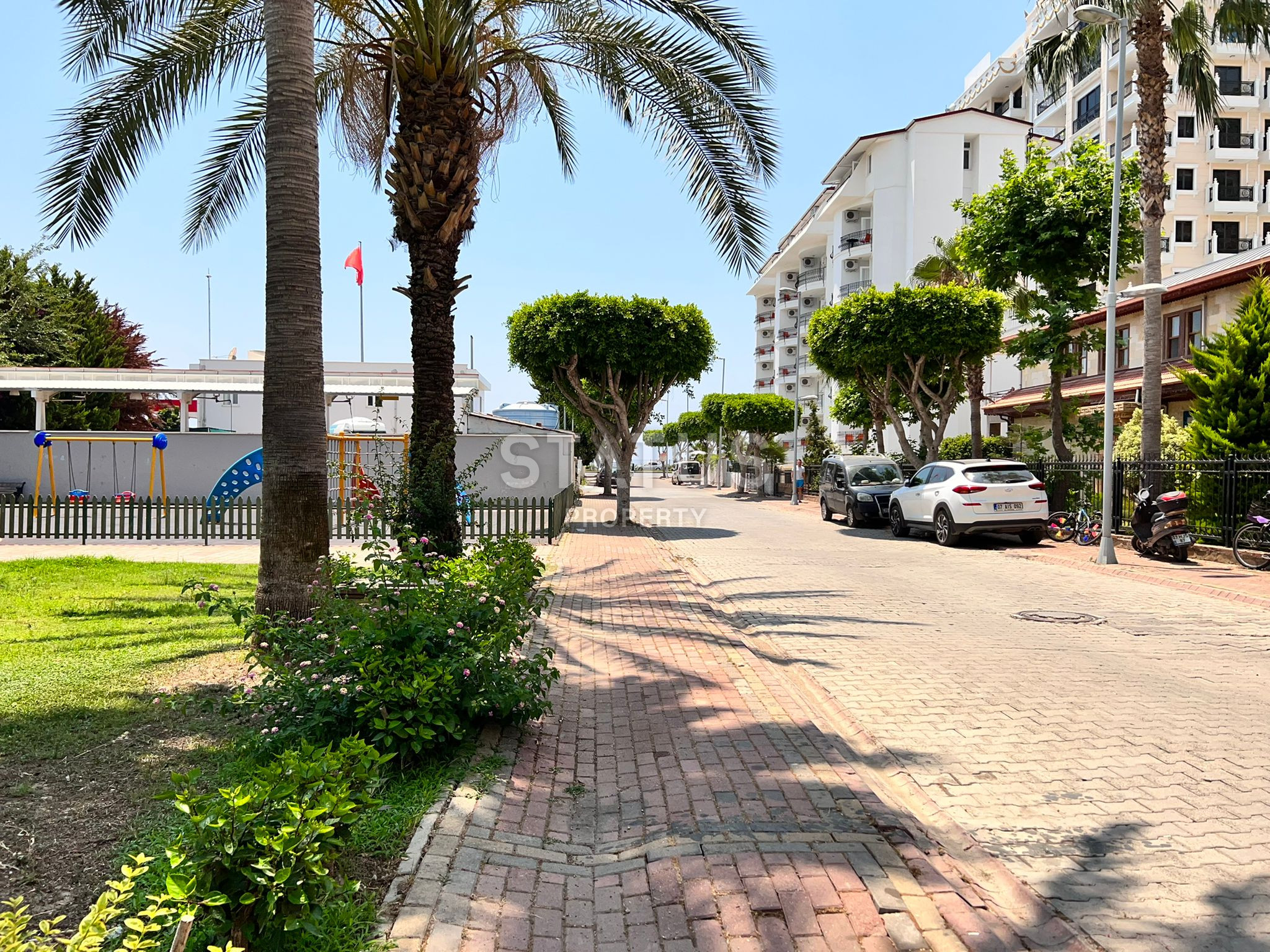 Красивая трёхкомнатная квартира с видом на море в Махмутларе. 135м2 фото 27