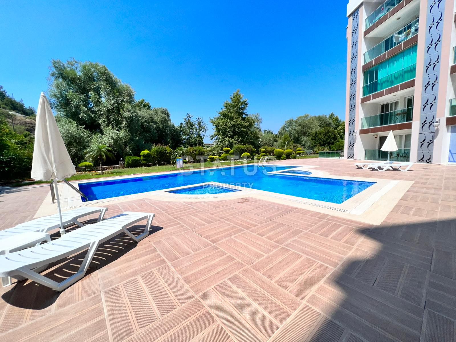 Меблированный дуплекс с садом в Кестеле, 100м2 фото 14