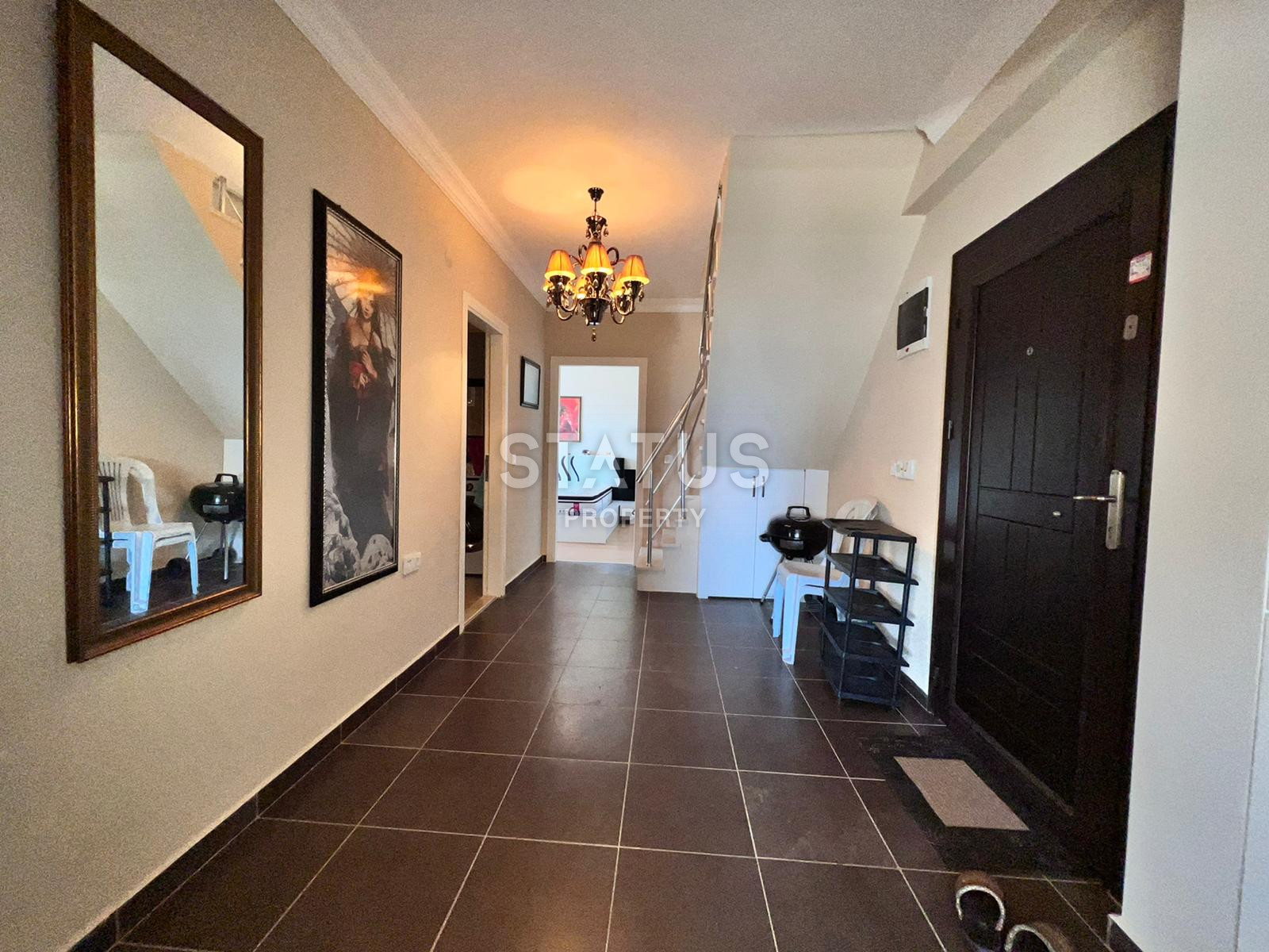 Двухуровневая квартира 3+1 с видом на море в Махмутларе. 250м2 фото 16