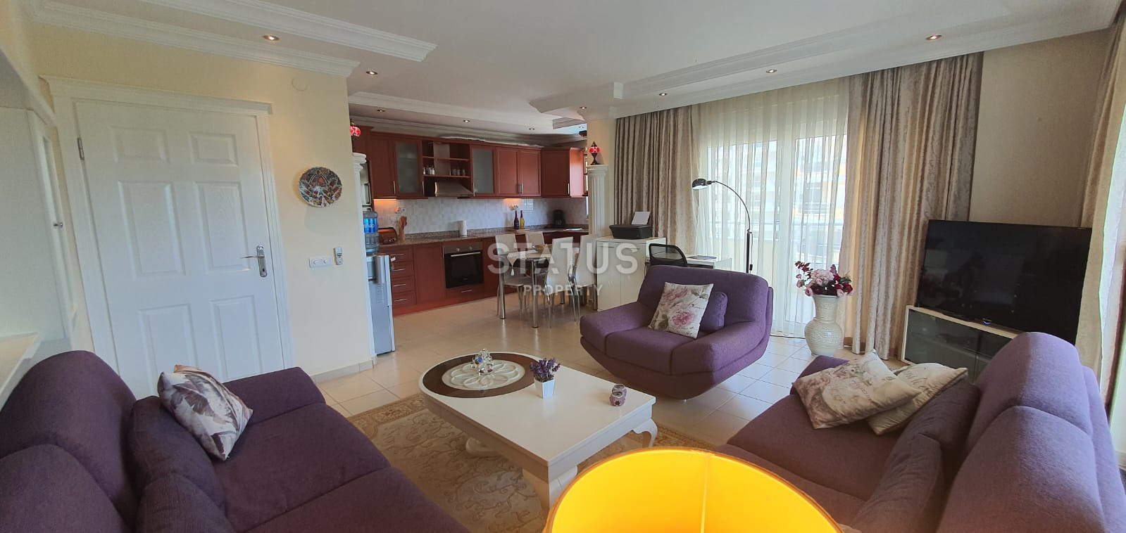 Трёхкомнатная меблированная квартира в центре Махмутлара. 110м2 фото 3