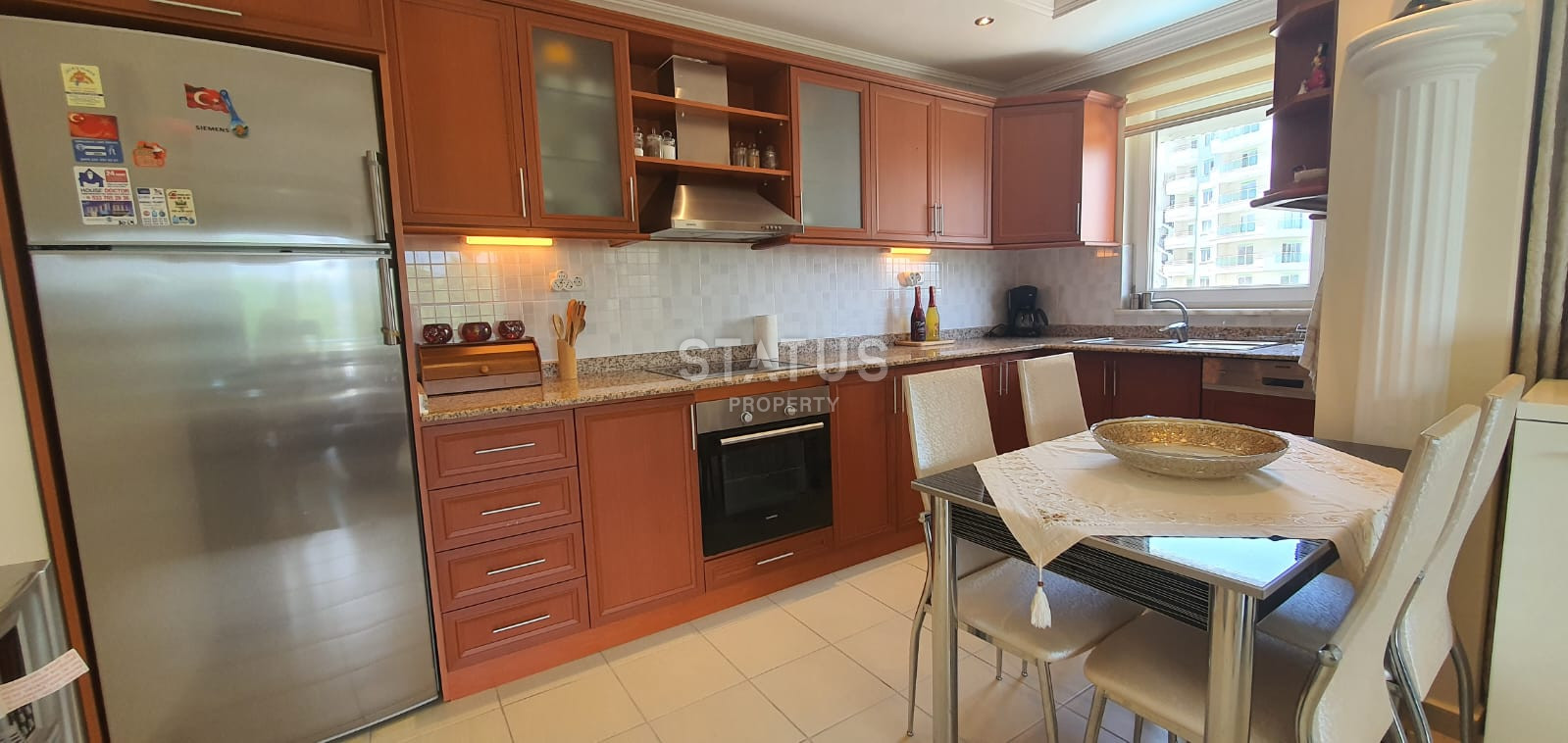 Трёхкомнатная меблированная квартира в центре Махмутлара. 110м2 фото 27