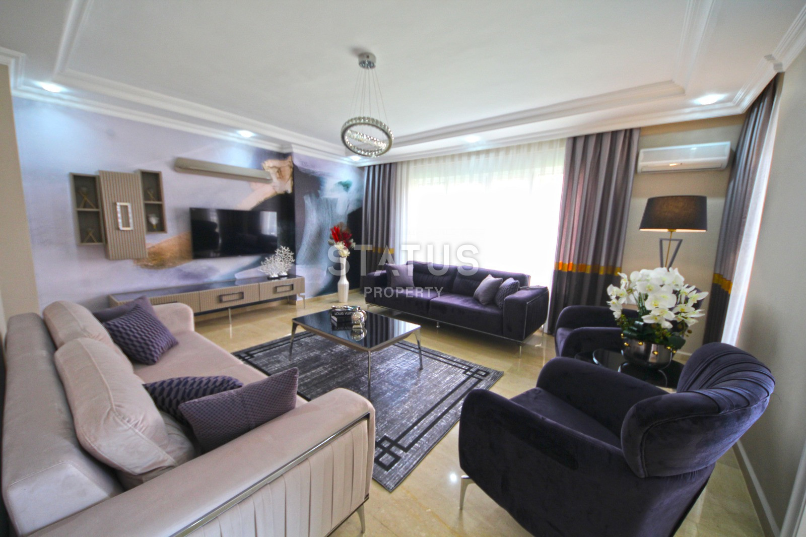 Трёхкомнатная квартира с отдельной кухней в центре Махмутлара. 125м2 фото 3