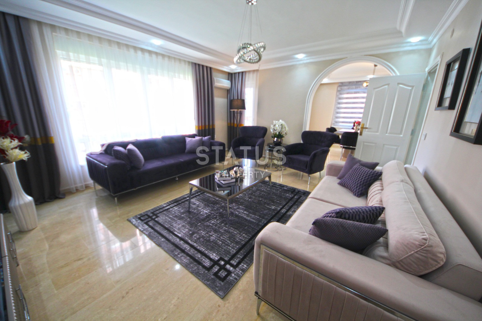 Трёхкомнатная квартира с отдельной кухней в центре Махмутлара. 125м2 фото 4