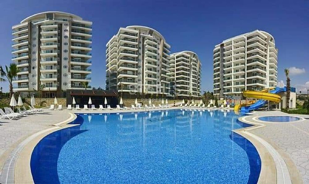 Трёхкомнатные апартаменты в масштабном комплексе в Авсалларе, 101м2 фото 1
