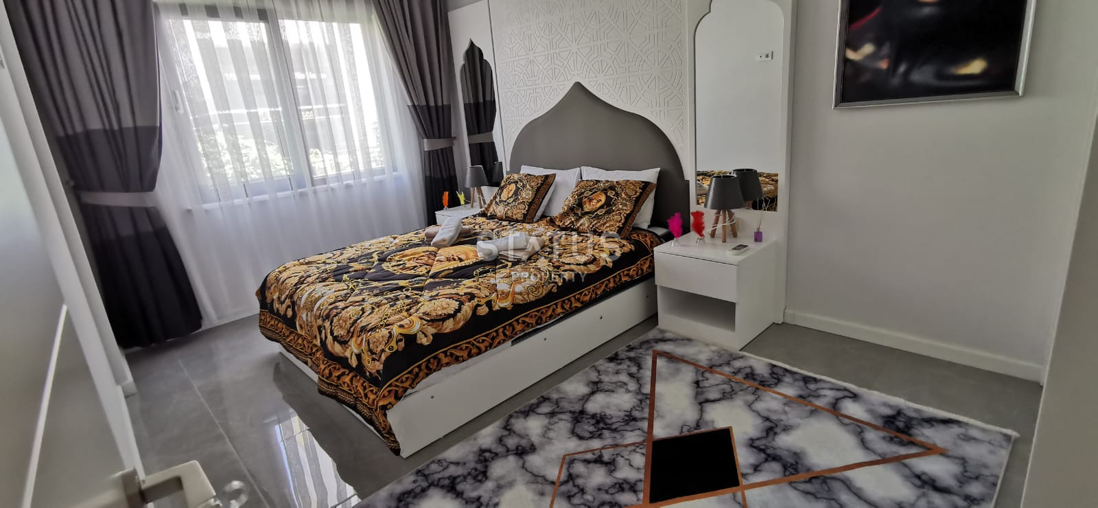 Трёхкомнатная квартира с мебелью и техникой в центре Махмутлара. 120м2 фото 12