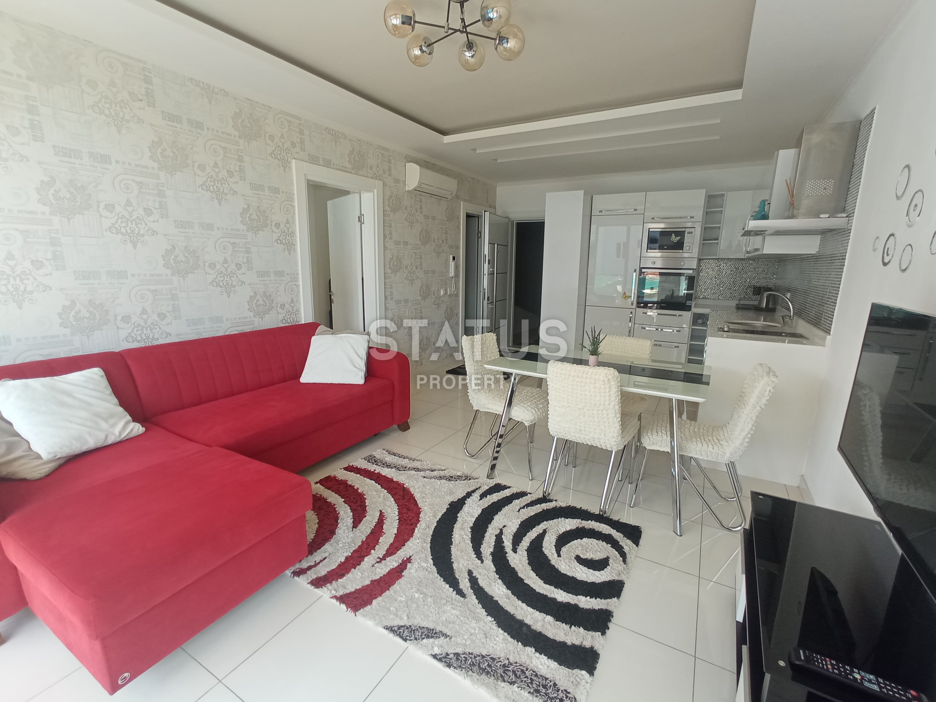 Меблированная квартира в ЖК премиум класса в первой береговой линии в Кестеле. 58м2 фото 19