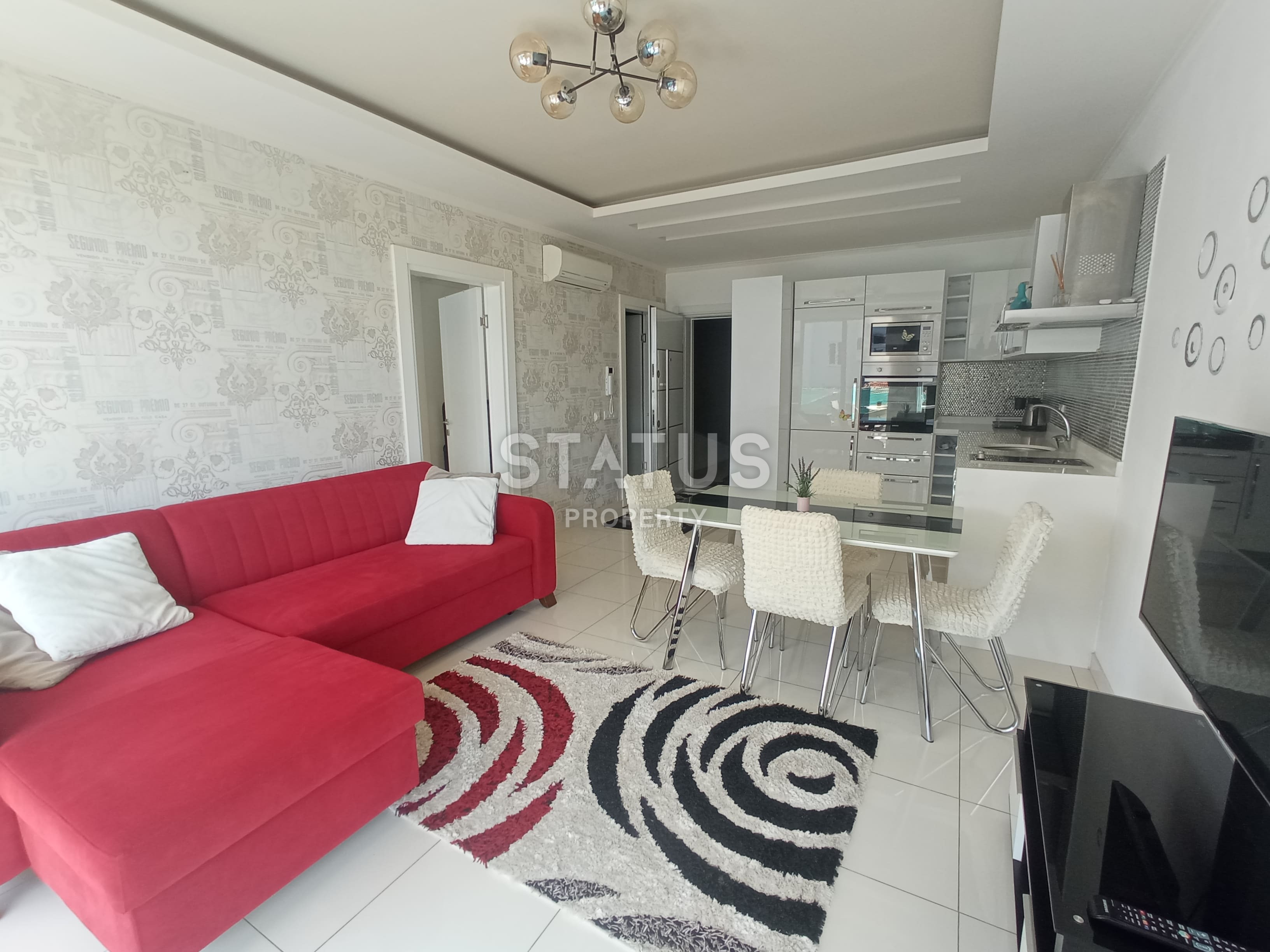 Меблированная квартира в ЖК премиум класса в первой береговой линии в Кестеле. 58м2 фото 28