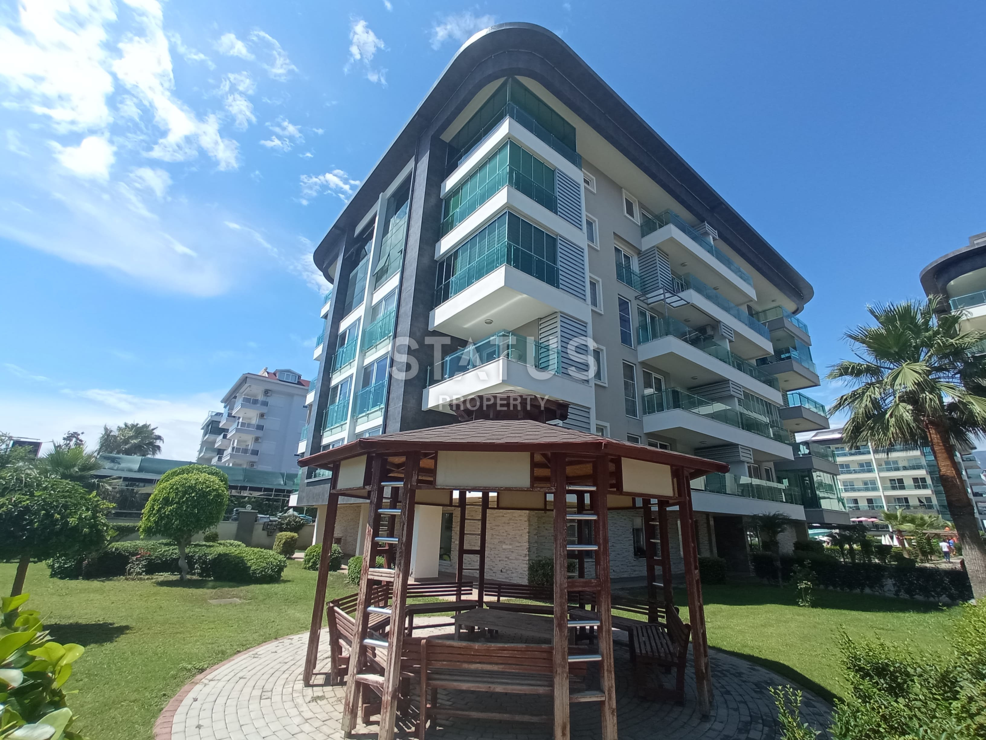 Меблированная квартира в ЖК премиум класса в первой береговой линии в Кестеле. 58м2 фото 36