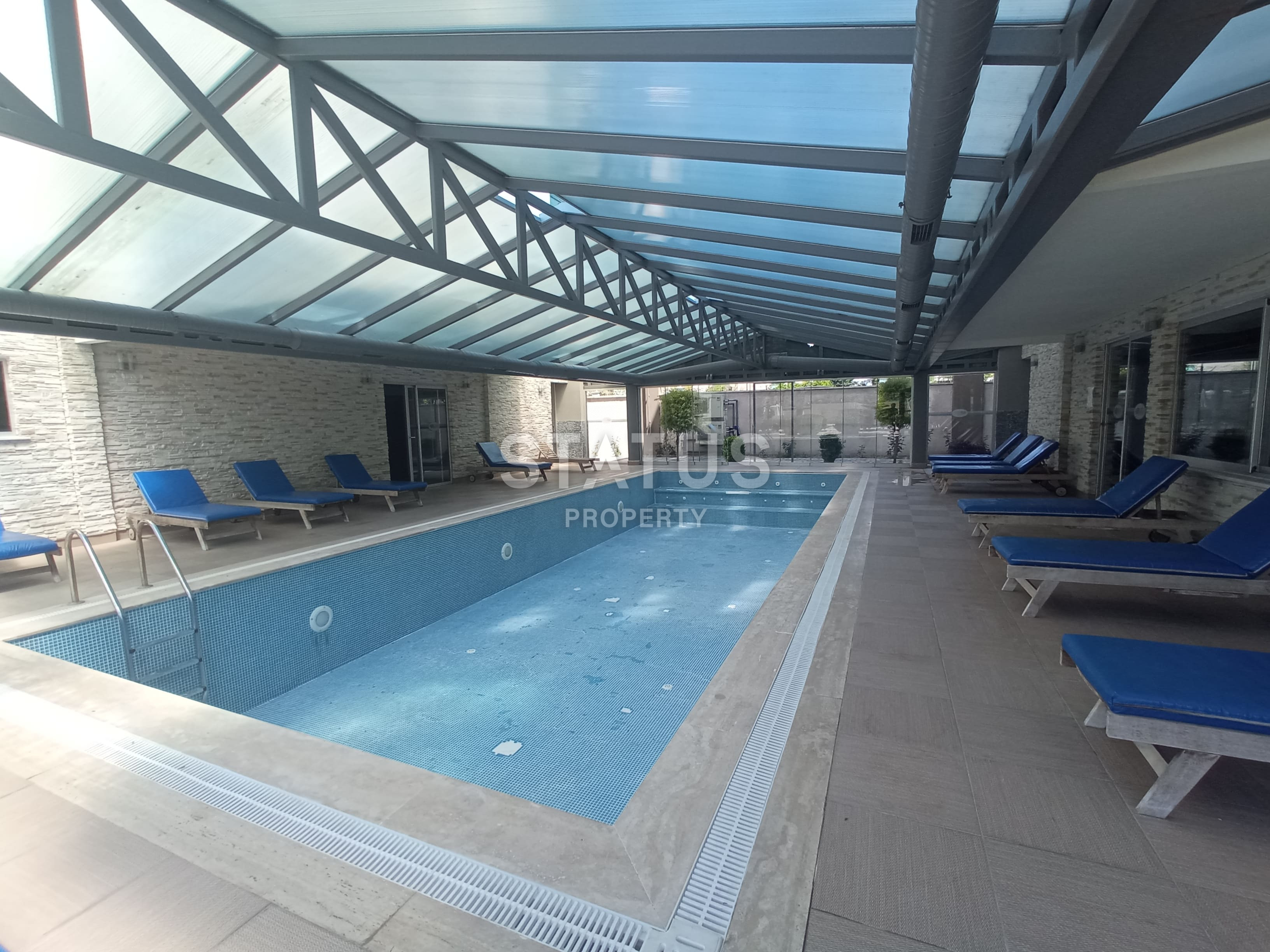 Меблированная квартира в ЖК премиум класса в первой береговой линии в Кестеле. 58м2 фото 38