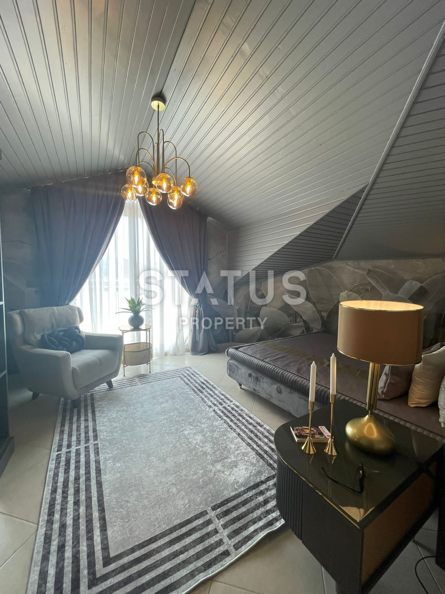 Дизайнерская квартира в центре Аланьи с видом на море. 280м2 фото 18