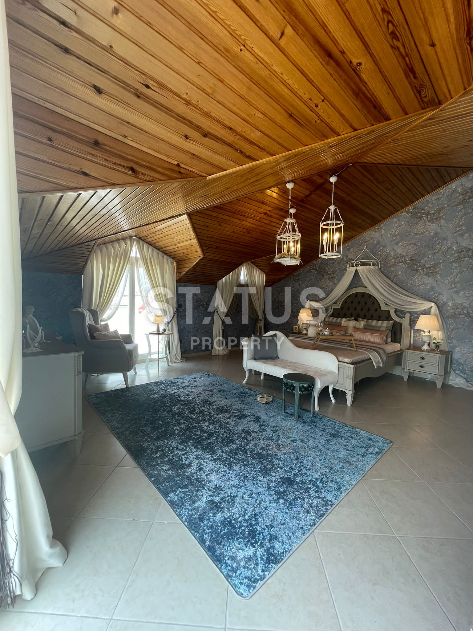 Дизайнерская квартира в центре Аланьи с видом на море. 280м2 фото 28