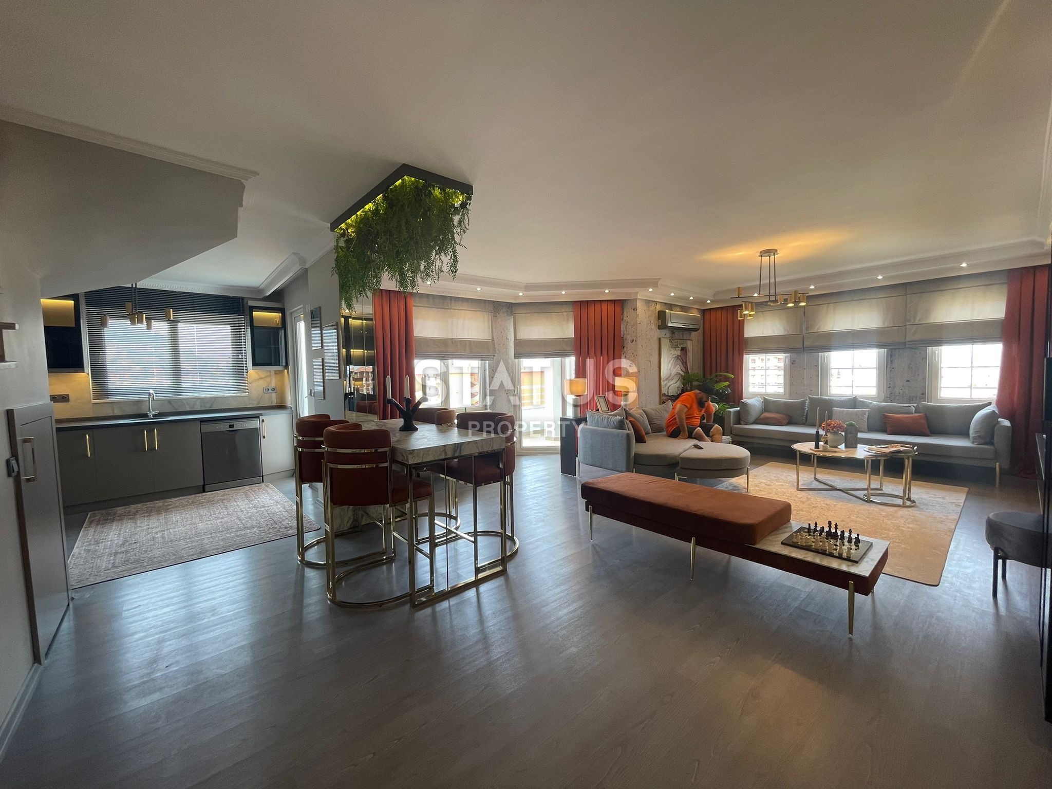 Дизайнерская квартира в центре Аланьи с видом на море. 280м2 фото 30