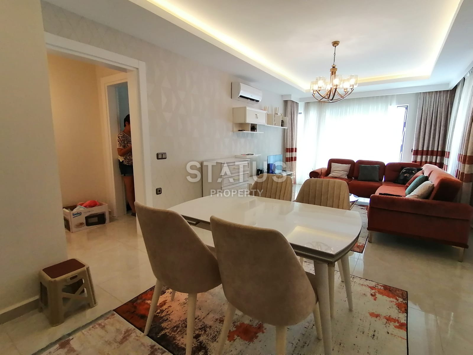 Меблированная двухкомнатная квартира в первой береговой линии. 67м2 фото 10