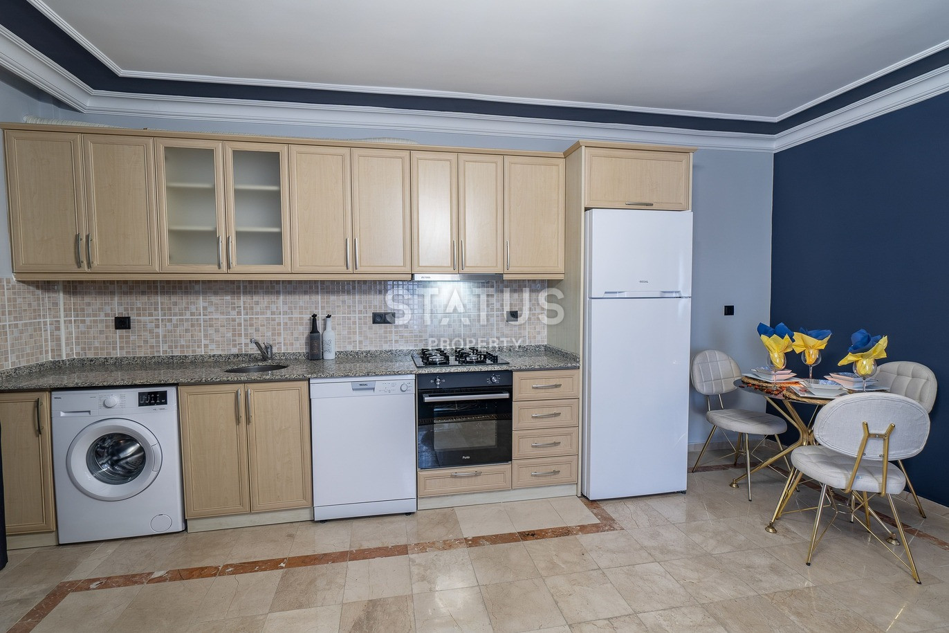 Красивая меблированная квартира в ОБА рядом с морем. 70м2 фото 6