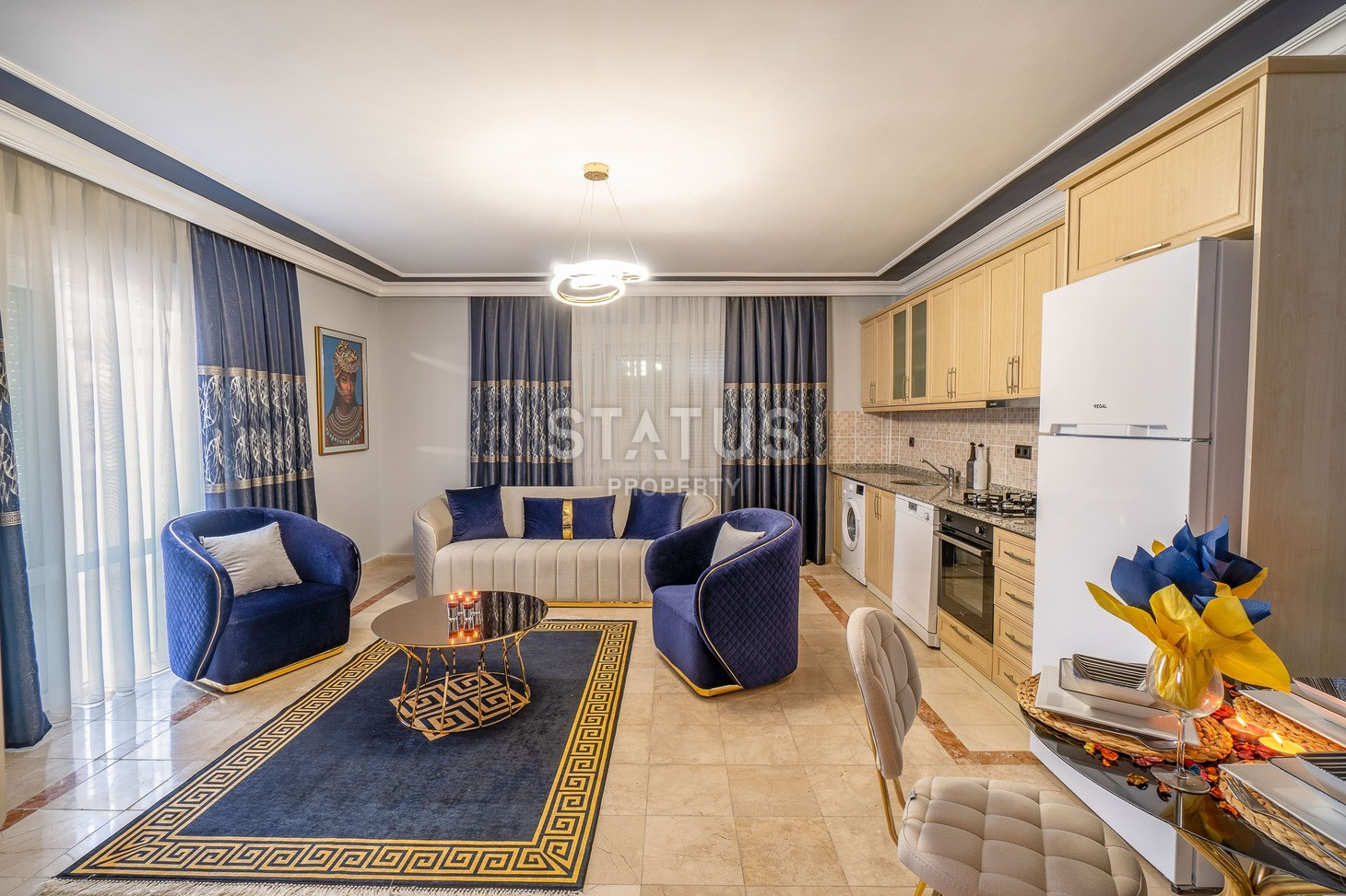 Красивая меблированная квартира в ОБА рядом с морем. 70м2 фото 15