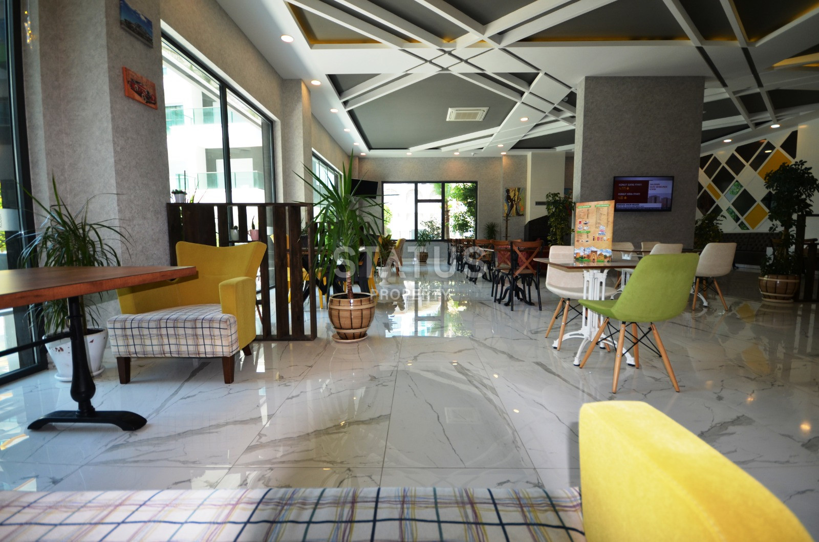 Просторная меблированная квартира в ЖК с отельной инфраструктурой в Каргыджаке. 80м2 фото 23