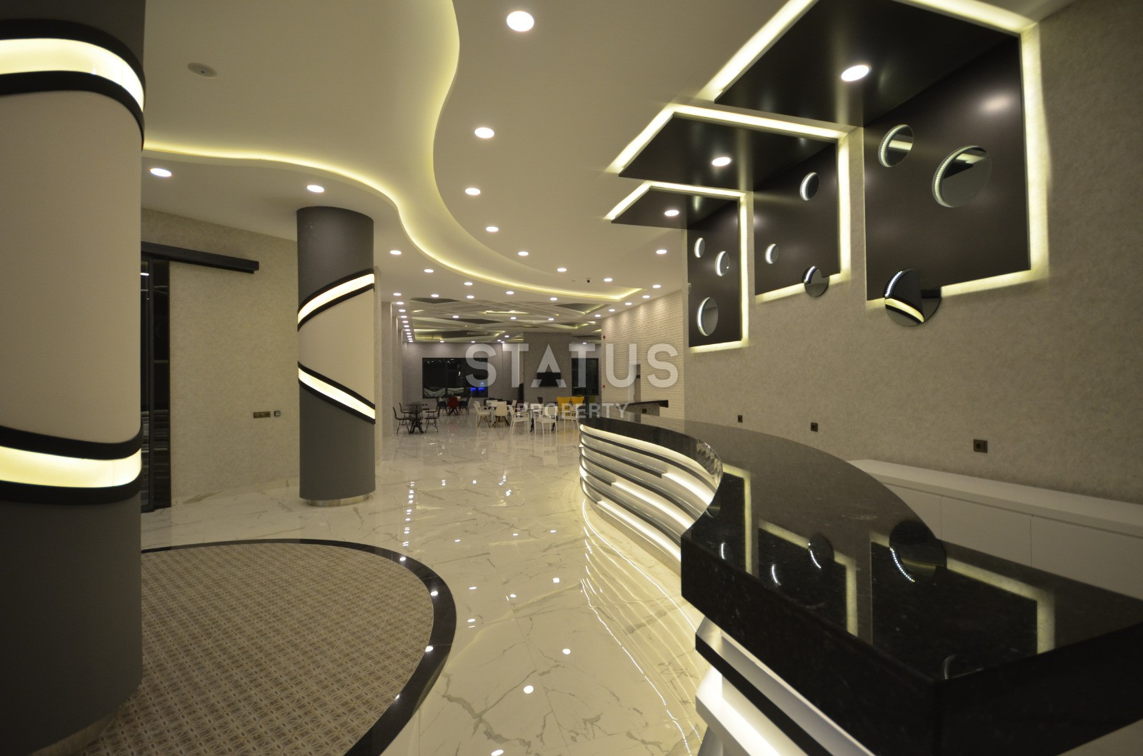 Просторная меблированная квартира в ЖК с отельной инфраструктурой в Каргыджаке. 80м2 фото 25