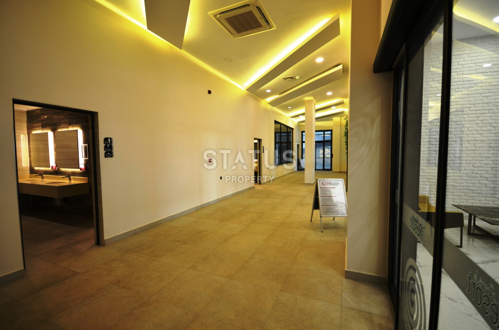 Просторная меблированная квартира в ЖК с отельной инфраструктурой в Каргыджаке. 80м2 фото 26