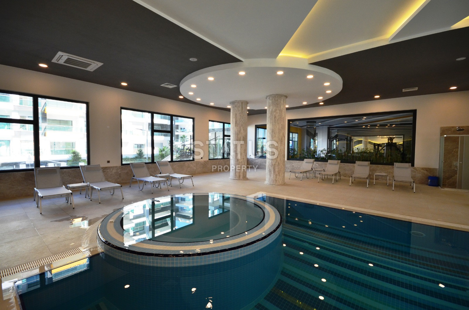 Просторная меблированная квартира в ЖК с отельной инфраструктурой в Каргыджаке. 80м2 фото 28