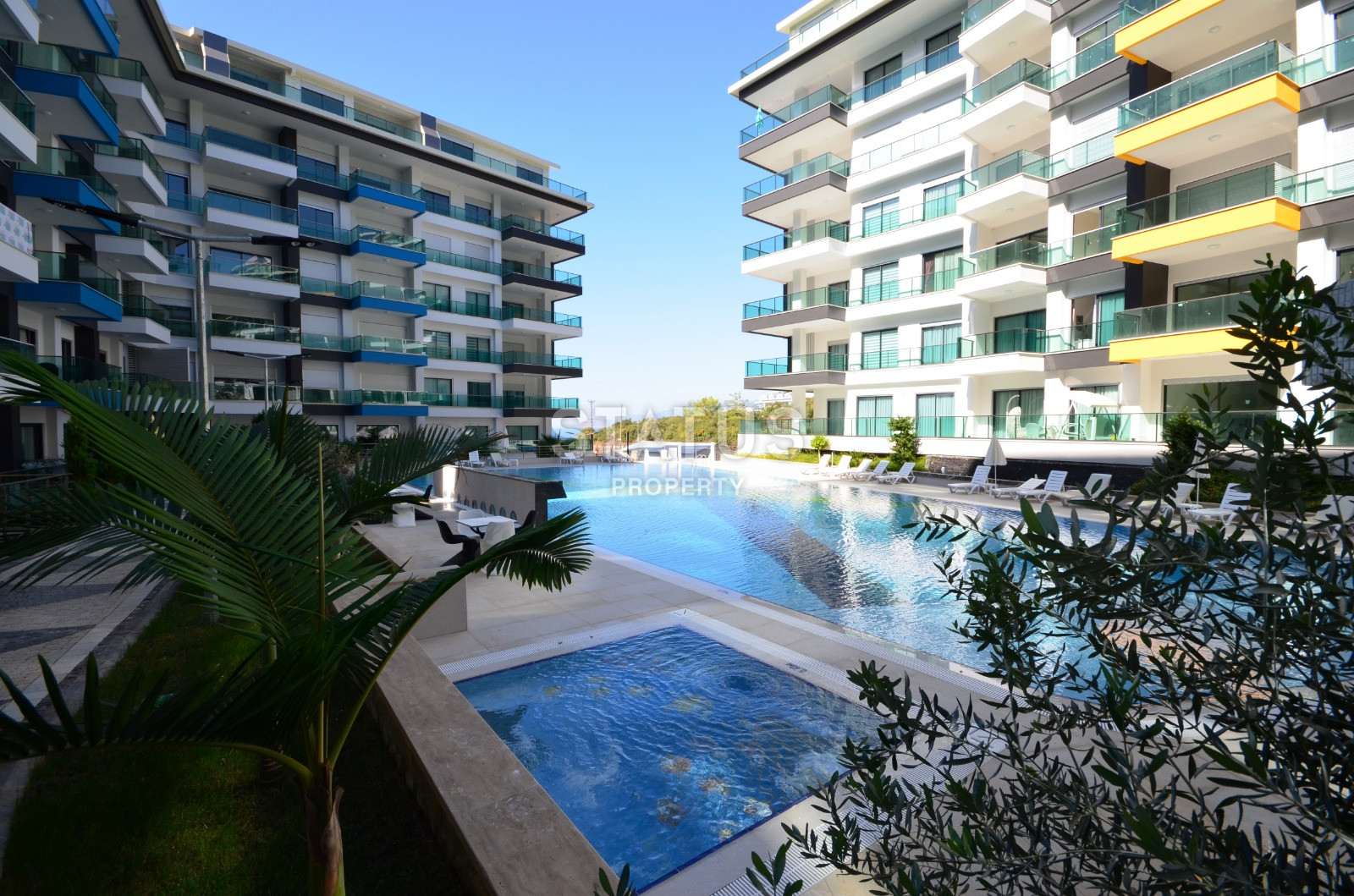 Просторная меблированная квартира в ЖК с отельной инфраструктурой в Каргыджаке. 80м2 фото 38