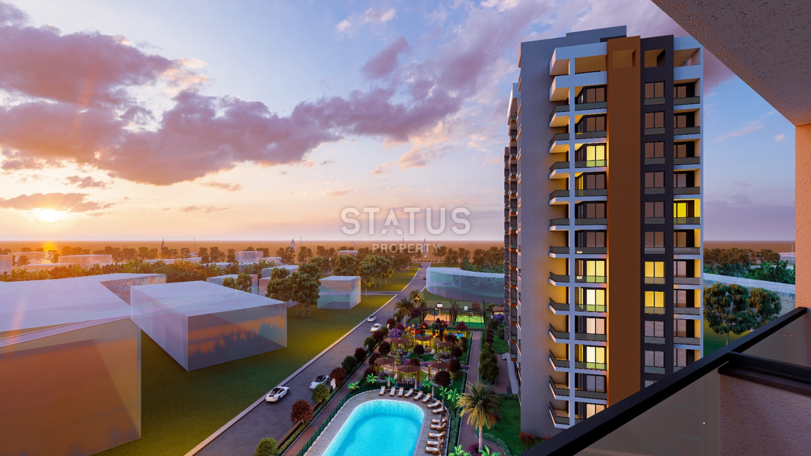 Новый проект в Мерсине в 286м до моря. 54м2 -  84м2 фото 4