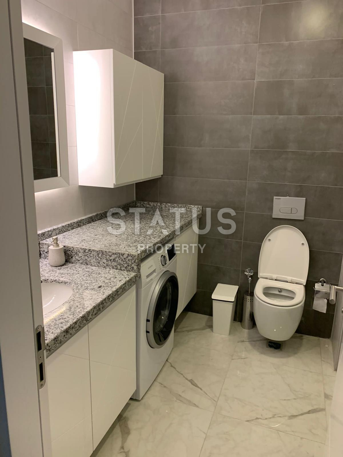 Трёхкомнатная квартира в центре Аланьи в ЖК премиального застройщика. 125м2 фото 35