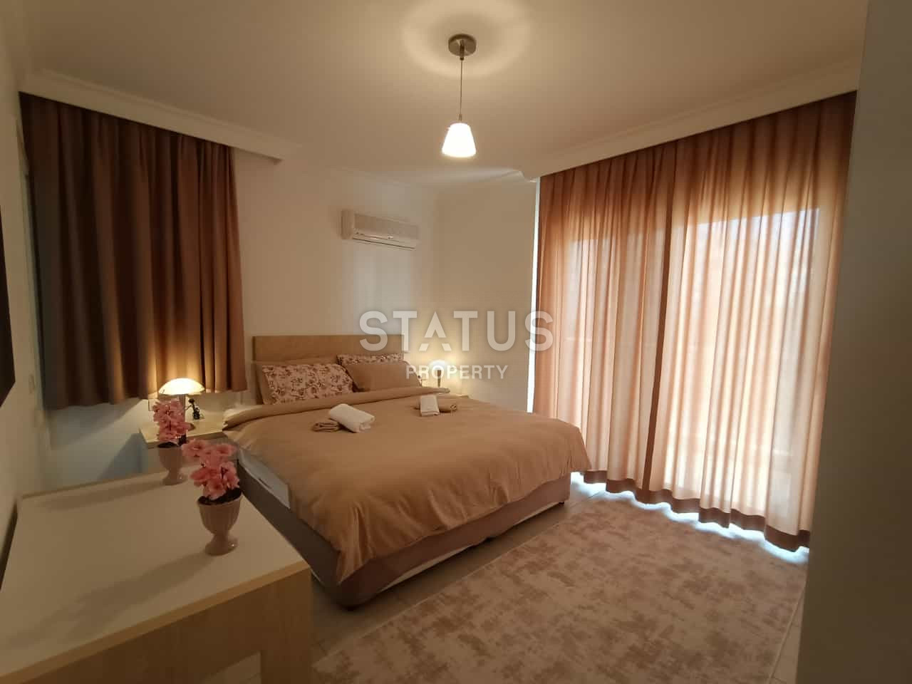 Трёхкомнатная меблированная квартира в Оба. 110м2 фото 16