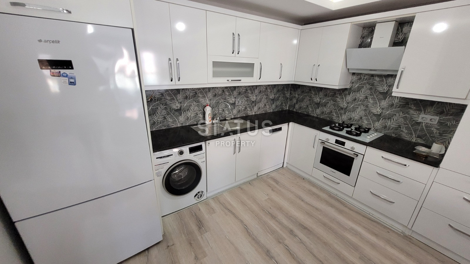 Spacious three-room furnished apartment in Mahmutlar. 115m2 фото 3