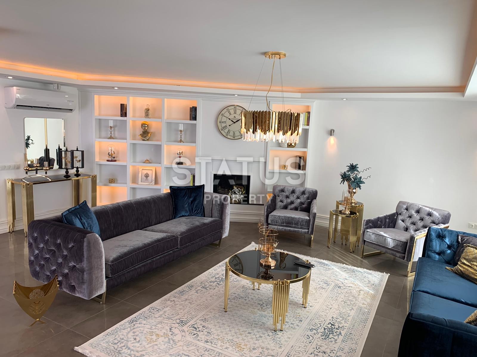 Шикарная вилла с потрясающими видами на могучие горы в Каргыджаке. 450 кв.м. фото 10