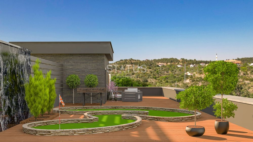 Двухэтажная шикарная вилла на этапе строительства 3+1 в Авсалларе, 385 м2 фото 4