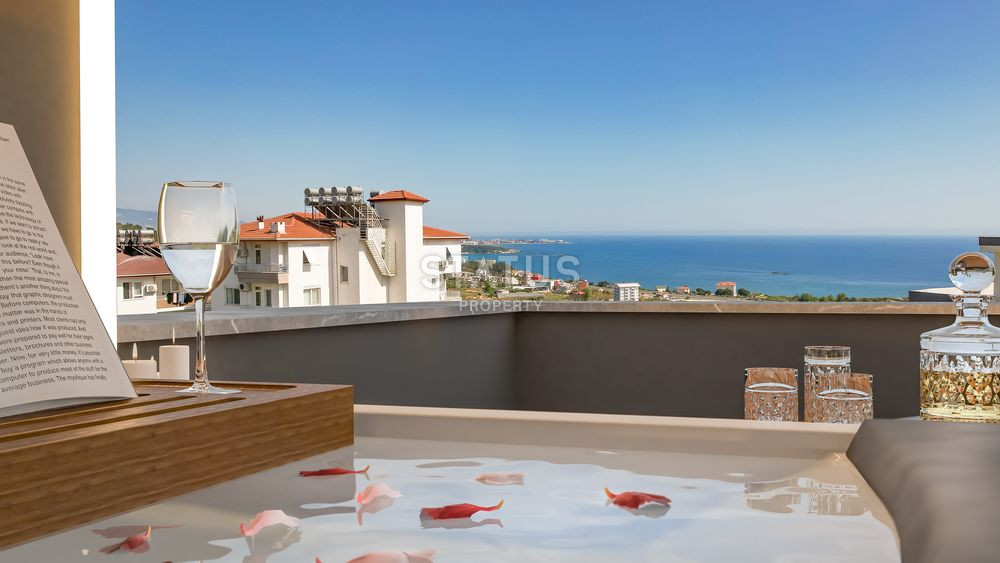 Двухэтажная шикарная вилла на этапе строительства 3+1 в Авсалларе, 385 м2 фото 8