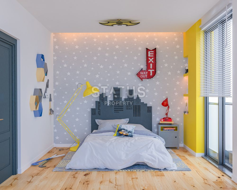 Двухэтажная шикарная вилла на этапе строительства 3+1 в Авсалларе, 385 м2 фото 9