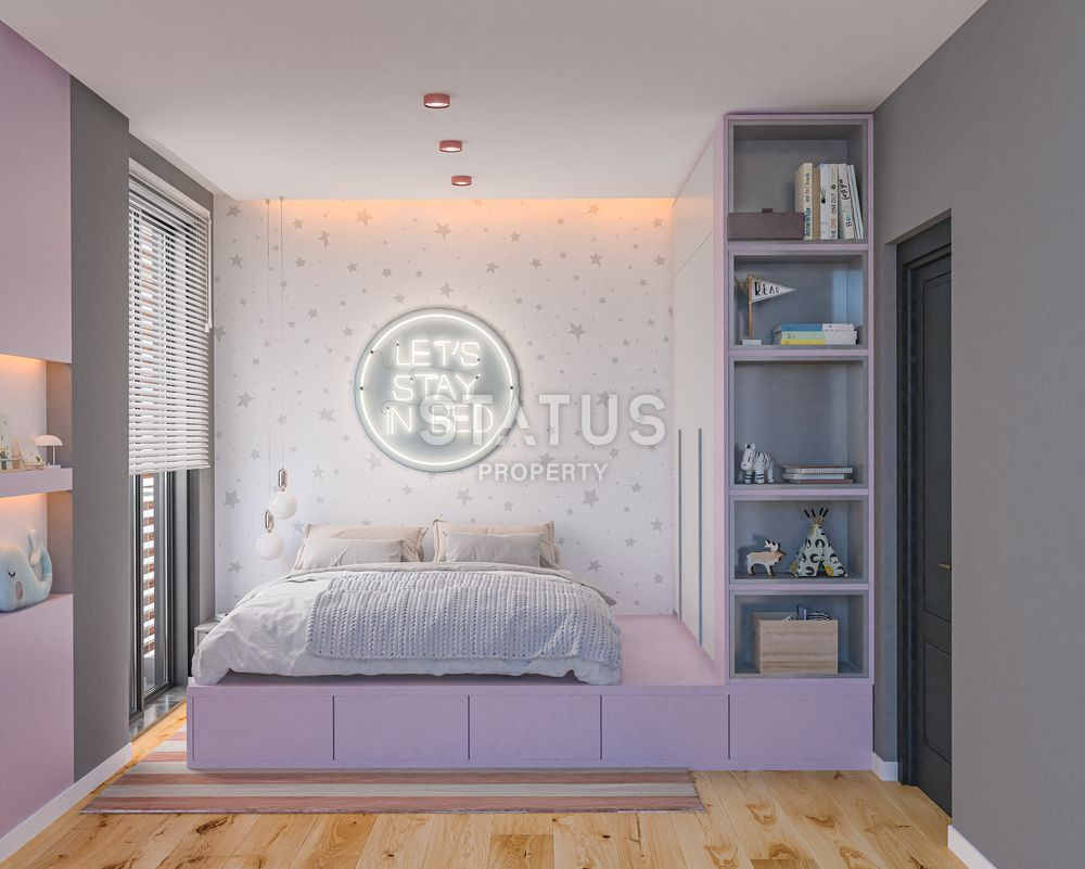 Двухэтажная шикарная вилла на этапе строительства 3+1 в Авсалларе, 385 м2 фото 12