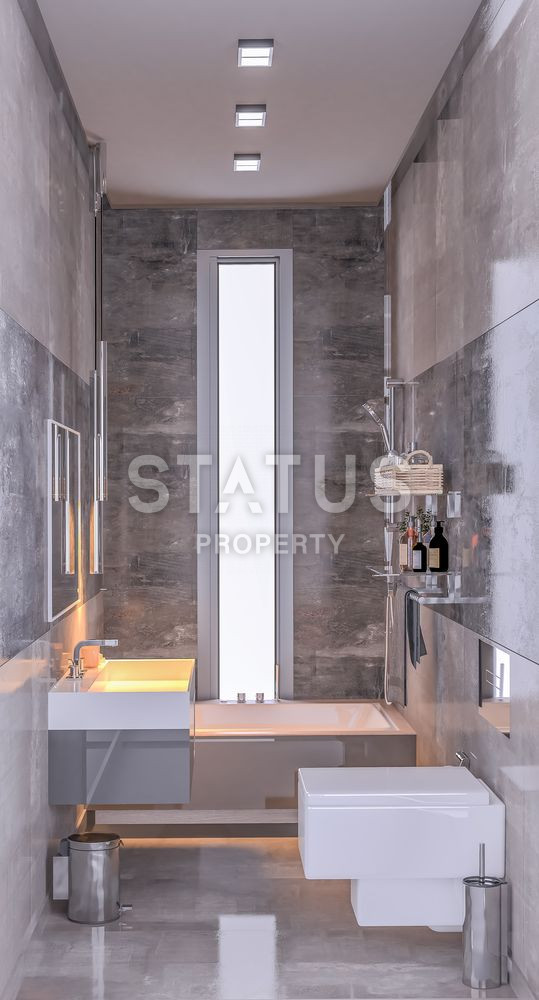 Двухэтажная шикарная вилла на этапе строительства 3+1 в Авсалларе, 385 м2 фото 14