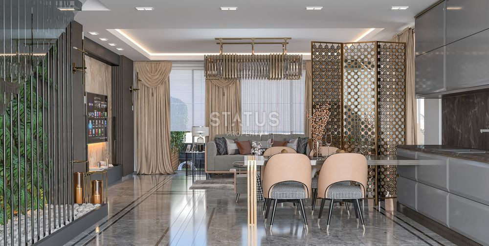 Двухэтажная шикарная вилла на этапе строительства 3+1 в Авсалларе, 385 м2 фото 18