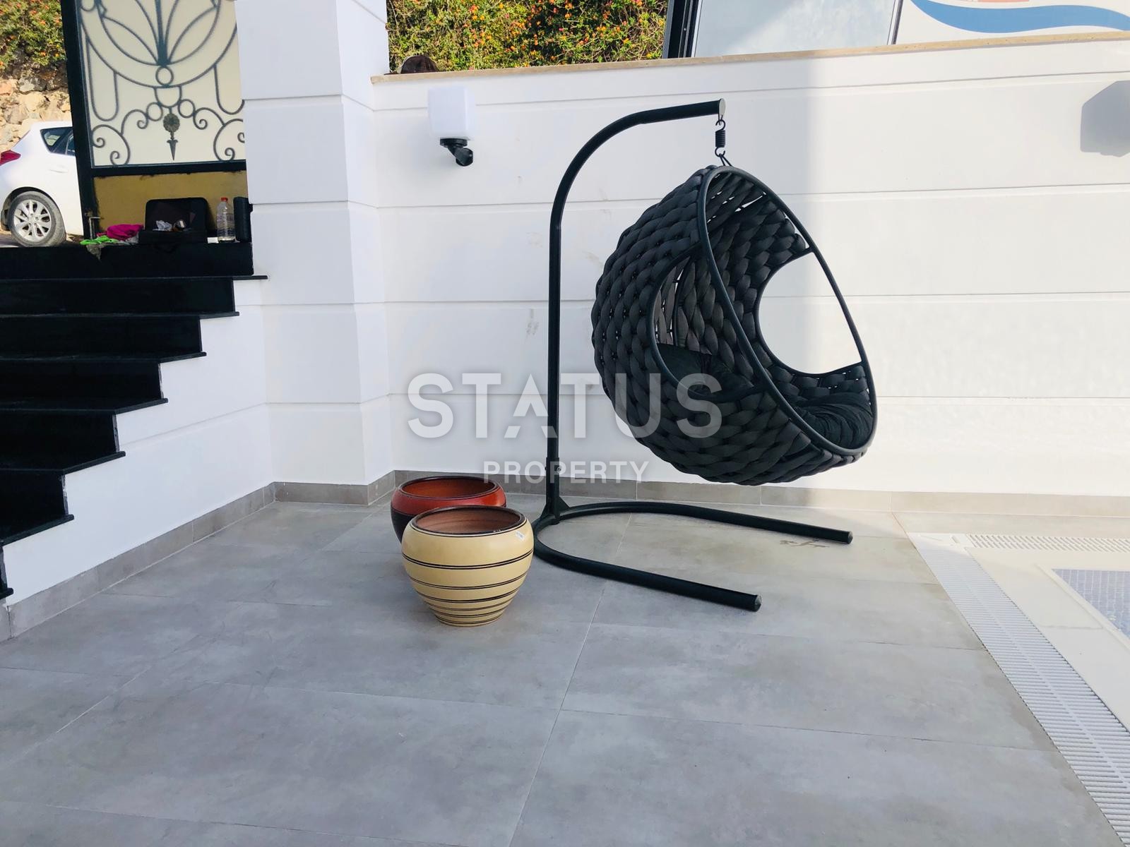 Шикарная вилла с потрясающими видами на могучие горы в Каргыджаке. 450 кв.м. фото 22