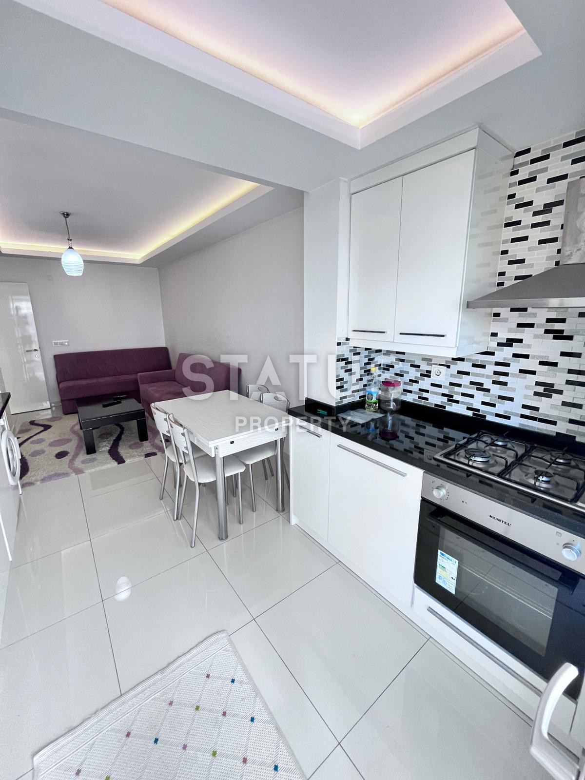 Меблированная квартира в центре Аланьи, пляж Клеопатра. 50м2 фото 4