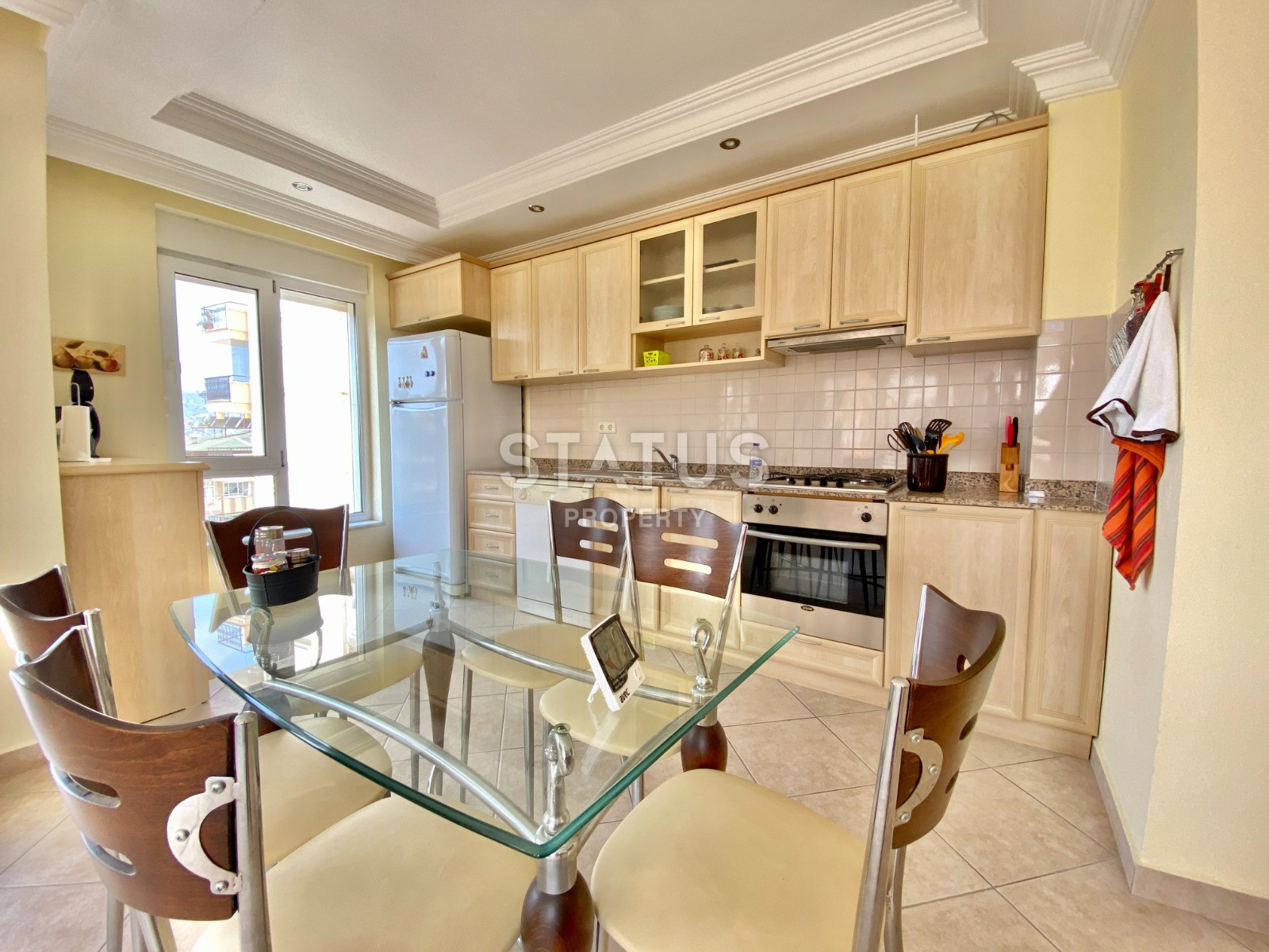 Трёхкомнатная меблированная квартира в центре Аланьи. 105м2 фото 3