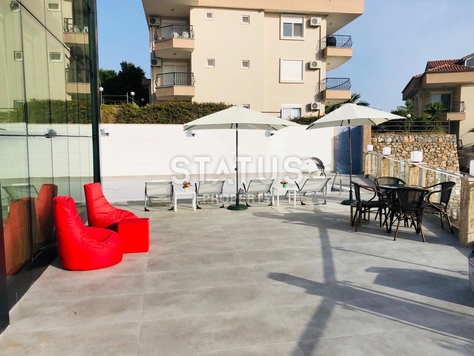 Шикарная вилла с потрясающими видами на могучие горы в Каргыджаке. 450 кв.м. фото 30