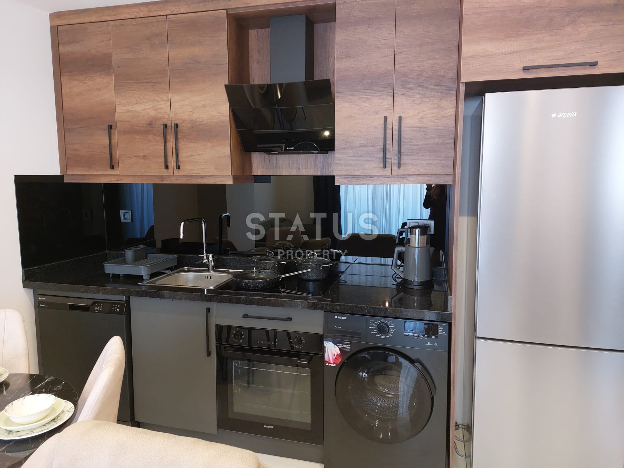 Апартаменты 1+1 в жилом комплексе отельного типа в Махмутларе, 55 м2. фото 15