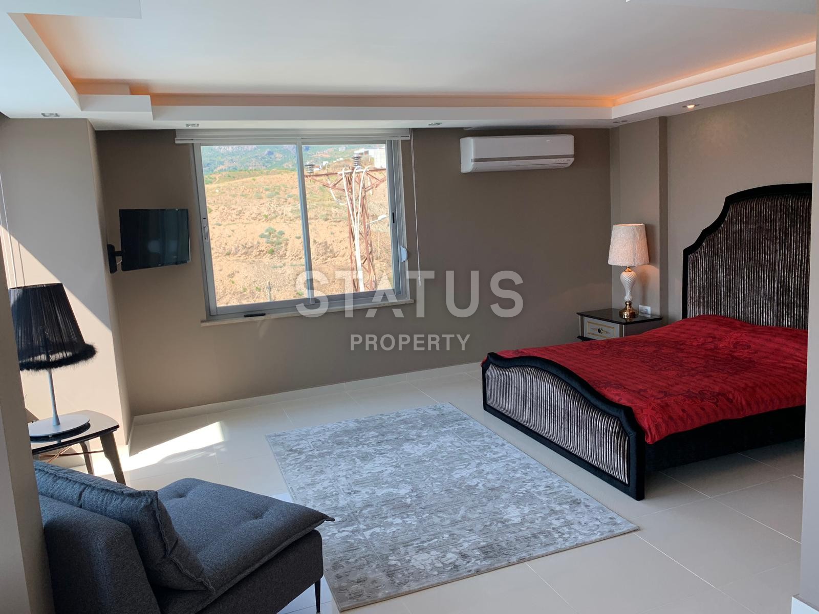 Шикарная вилла с потрясающими видами на могучие горы в Каргыджаке. 450 кв.м. фото 51