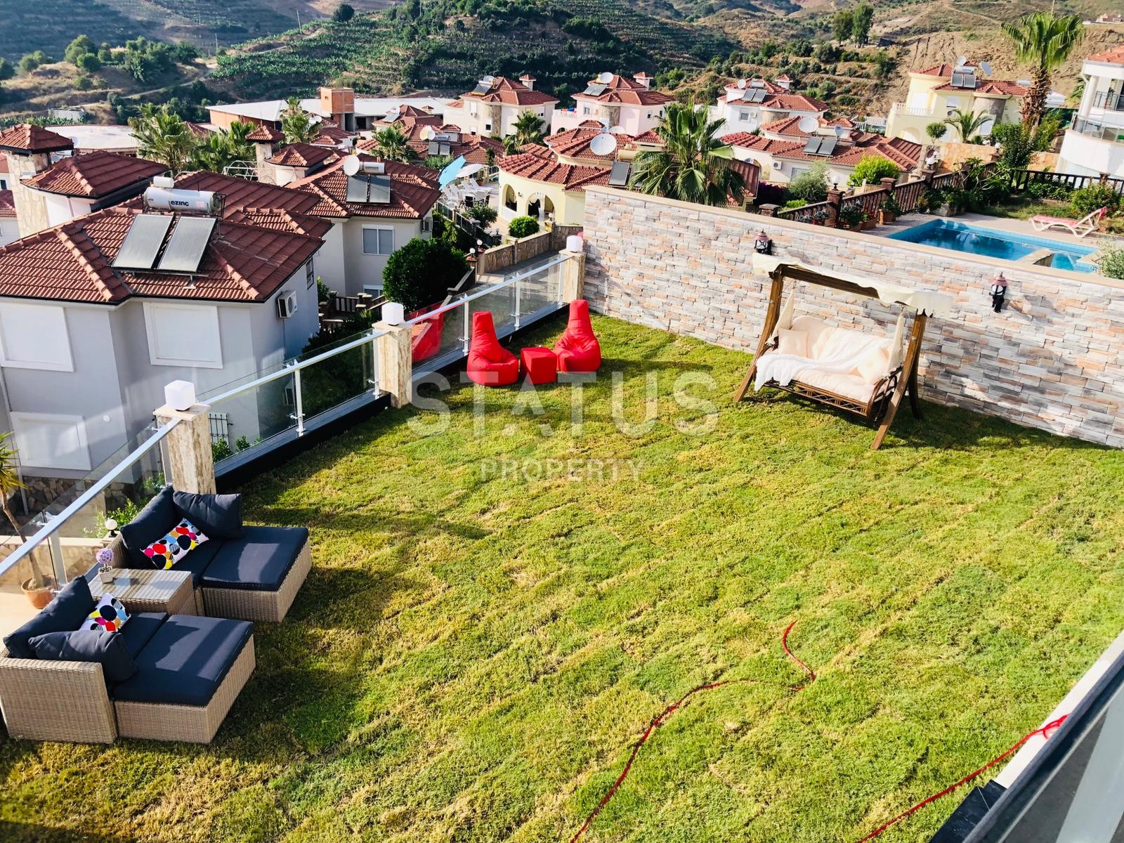 Шикарная вилла с потрясающими видами на могучие горы в Каргыджаке. 450 кв.м. фото 56