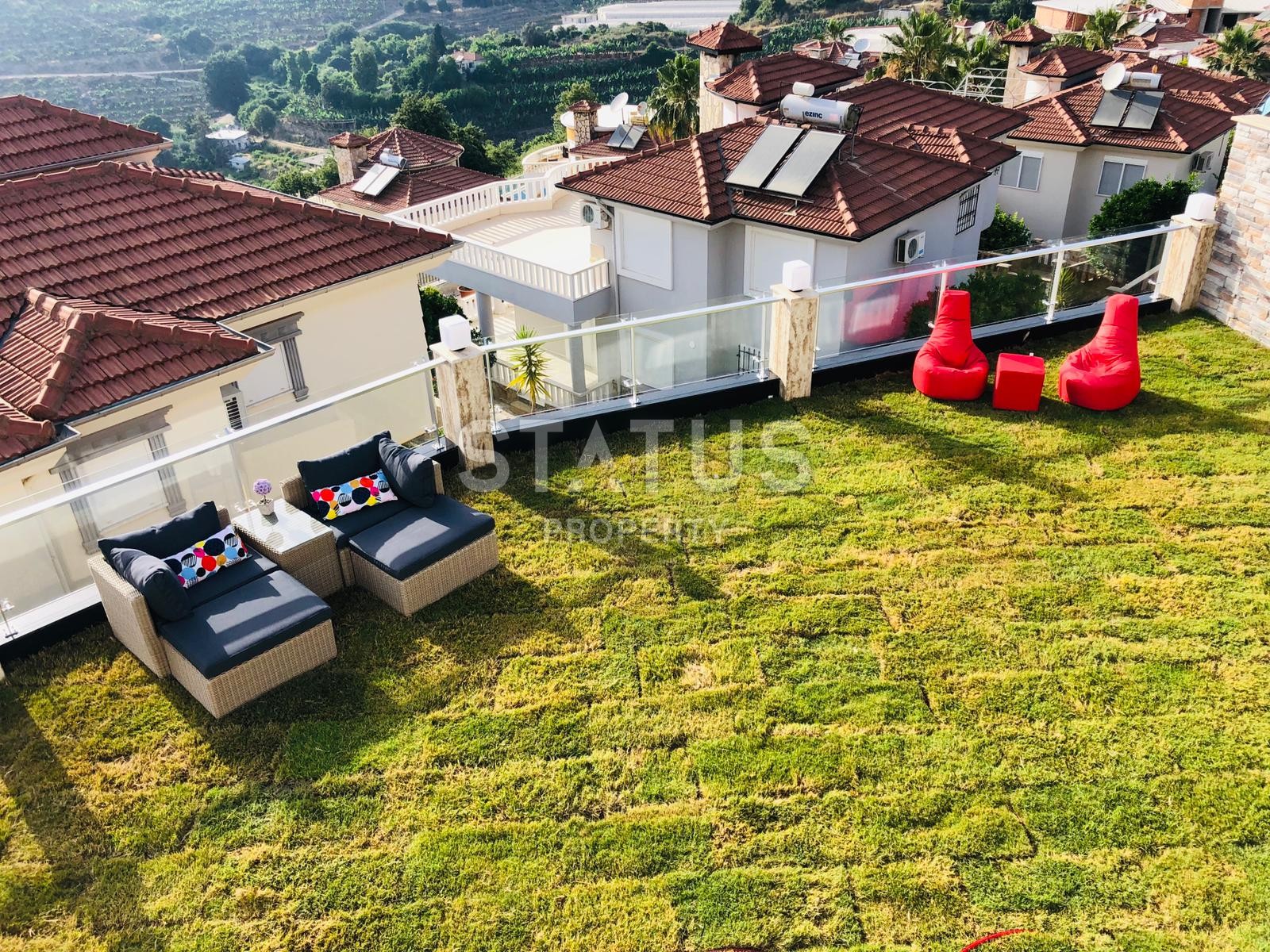 Шикарная вилла с потрясающими видами на могучие горы в Каргыджаке. 450 кв.м. фото 57