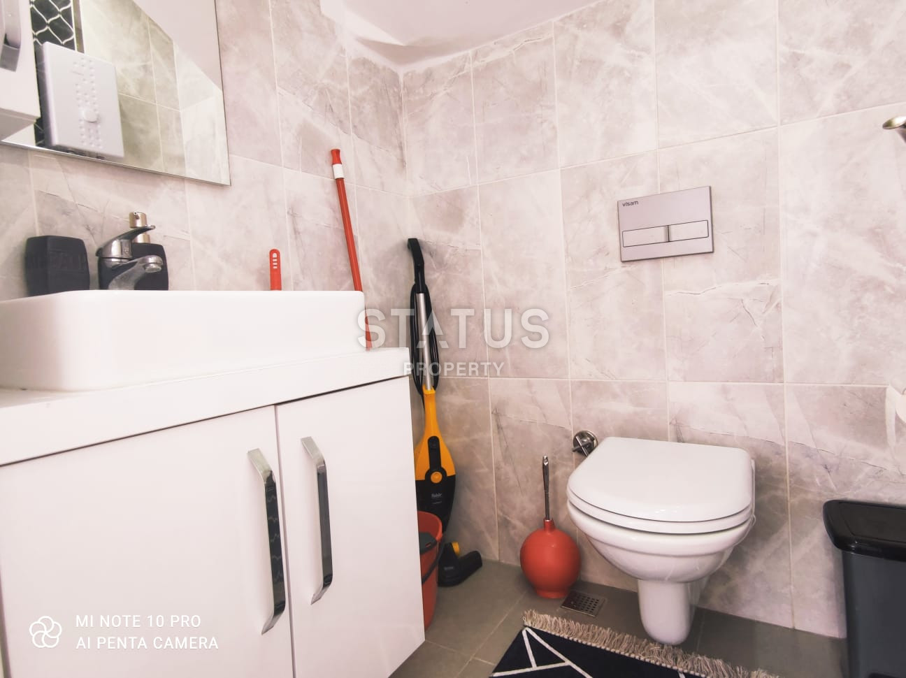 Яркие апартаменты с садом в первой береговой линии в Кестеле. 110м2 фото 5