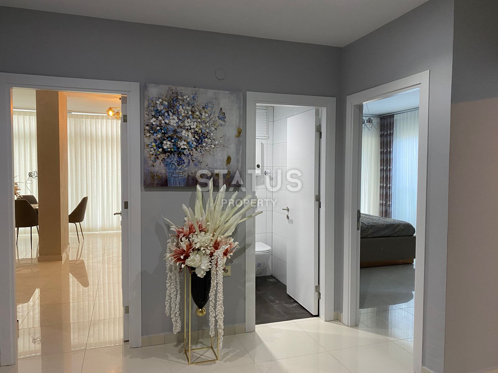 Роскошный дуплекс планировки 3+1, 143 м2 в престижном районе Кестель, Аланья фото 16